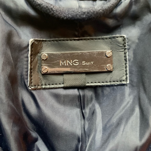 MNG Suit Navy Blue Women’s Coat - Picture 2 of 2